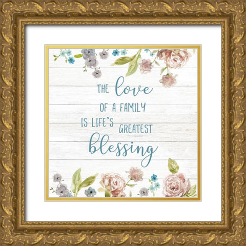 Lifes Greatest Gold Ornate Wood Framed Art Print with Double Matting by Robinson, Carol