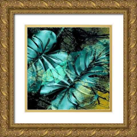 South Beach II Gold Ornate Wood Framed Art Print with Double Matting by Jill, Susan