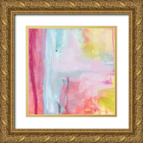 Rainbows Edge I Gold Ornate Wood Framed Art Print with Double Matting by Jill, Susan