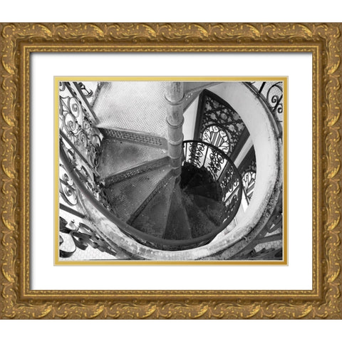 Palacio Gold Ornate Wood Framed Art Print with Double Matting by Wilson, Emily