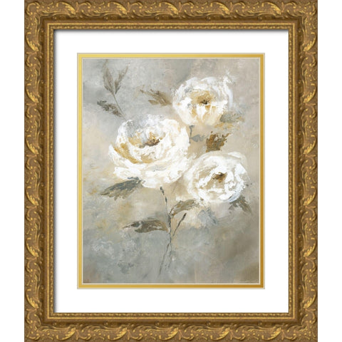 Soft and Bold II Gold Ornate Wood Framed Art Print with Double Matting by Nan