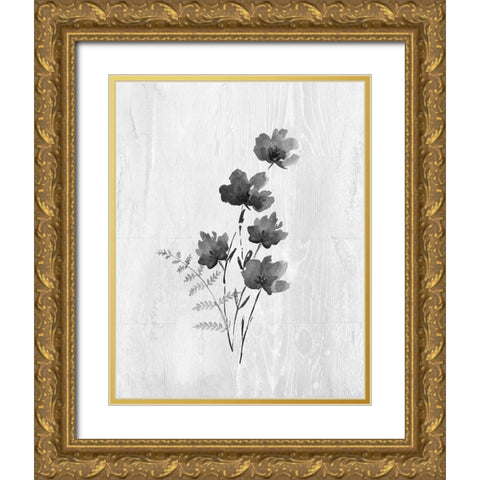 Neutral Meadow IV Gold Ornate Wood Framed Art Print with Double Matting by Knutsen, Conrad