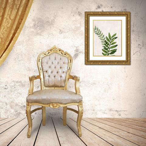 Botanical Wash II Gold Ornate Wood Framed Art Print with Double Matting by Knutsen, Conrad