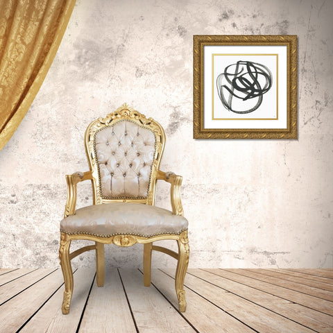 Along the Path IV Gold Ornate Wood Framed Art Print with Double Matting by Jill, Susan