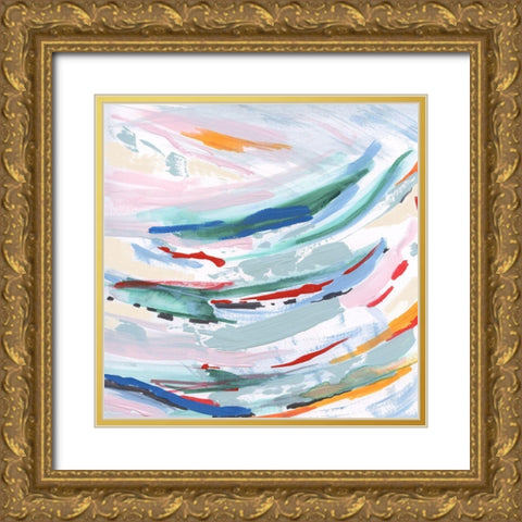 Waterway II Gold Ornate Wood Framed Art Print with Double Matting by Jill, Susan