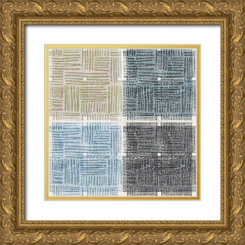 Rhythm and Time I Gold Ornate Wood Framed Art Print with Double Matting by Jill, Susan