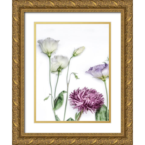 Moderne Jardin II Gold Ornate Wood Framed Art Print with Double Matting by Weisz, Irene