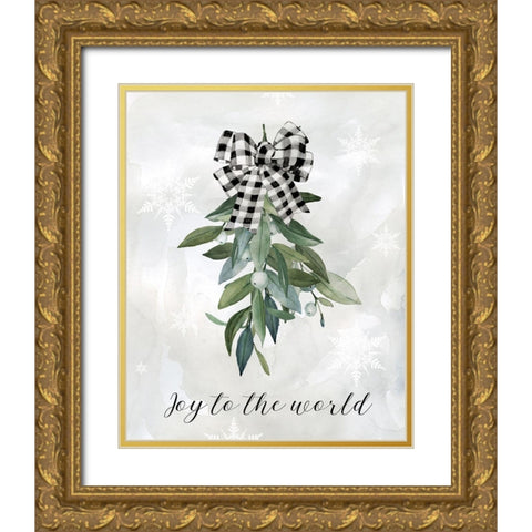 Spring of Love and Joy Gold Ornate Wood Framed Art Print with Double Matting by Robinson, Carol