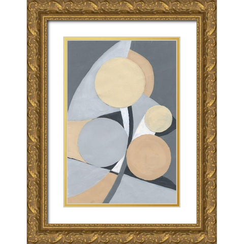 Millenium II Gold Ornate Wood Framed Art Print with Double Matting by Pattinian, Merri