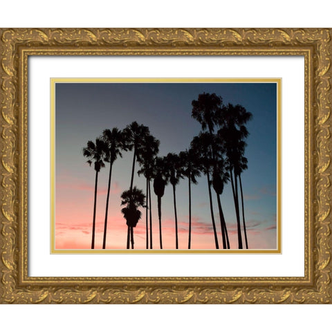 Venice Beach Gold Ornate Wood Framed Art Print with Double Matting by Carpentieri, Natalie