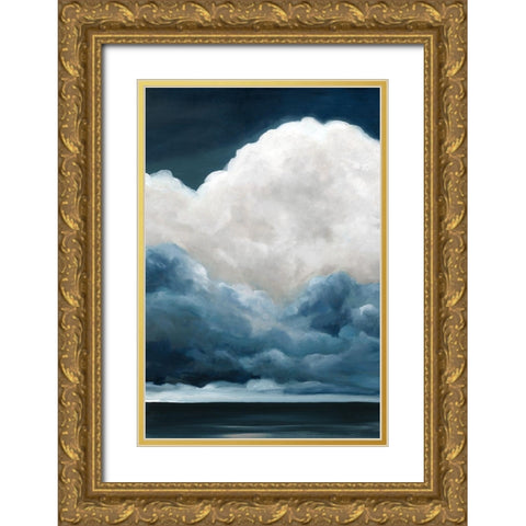 Natures Drama II Gold Ornate Wood Framed Art Print with Double Matting by Robinson, Carol