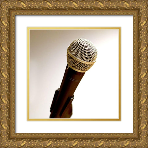 Mic II Gold Ornate Wood Framed Art Print with Double Matting by Craven, Katrina