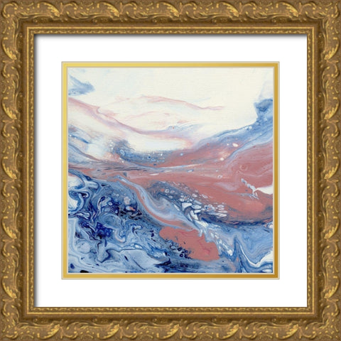 Sunset Surf II Gold Ornate Wood Framed Art Print with Double Matting by Craven, Katrina