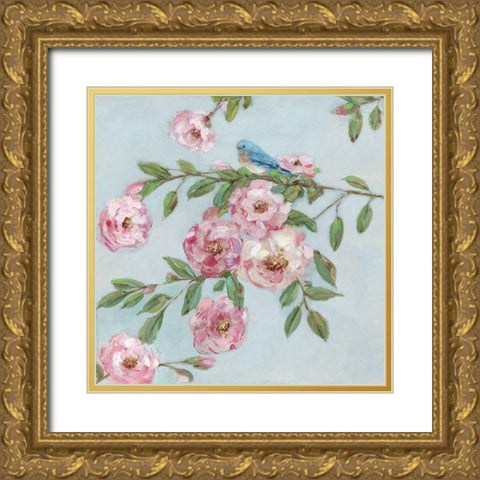 First Bloom II Gold Ornate Wood Framed Art Print with Double Matting by Swatland, Sally