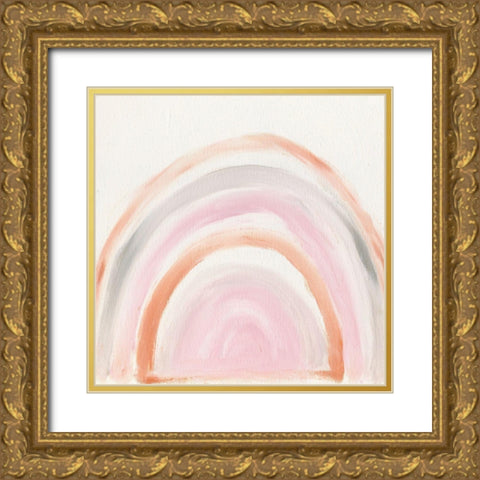 Rainbow I Gold Ornate Wood Framed Art Print with Double Matting by Craven, Katrina