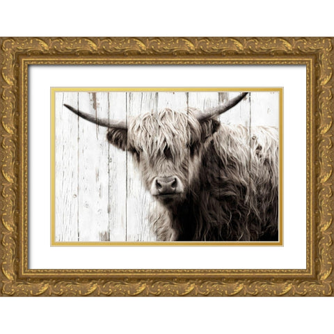 Highland Prize Gold Ornate Wood Framed Art Print with Double Matting by Sturdevant, Jay