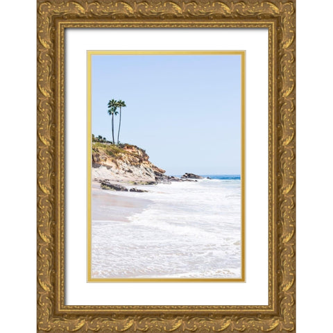 Faded Summer Gold Ornate Wood Framed Art Print with Double Matting by Carpentieri, Natalie