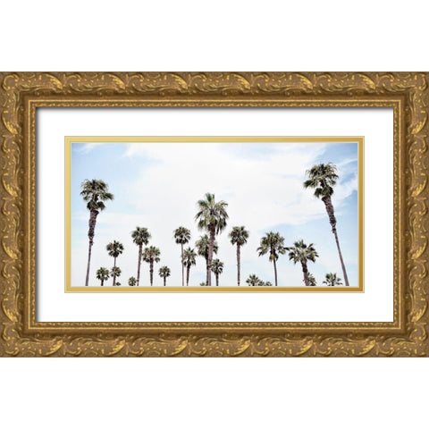 Laguna Beach Gold Ornate Wood Framed Art Print with Double Matting by Carpentieri, Natalie