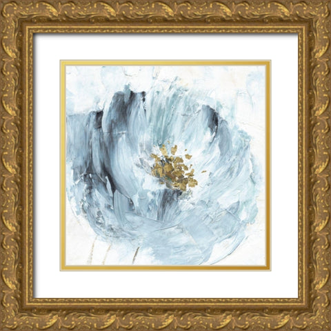 Blue Serenity I Gold Ornate Wood Framed Art Print with Double Matting by Craven, Katrina