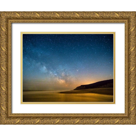 Milky Way Gold Ornate Wood Framed Art Print with Double Matting by Foulke, Doug