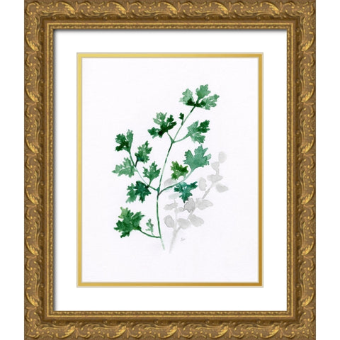 Freshly Picked I Gold Ornate Wood Framed Art Print with Double Matting by Nan