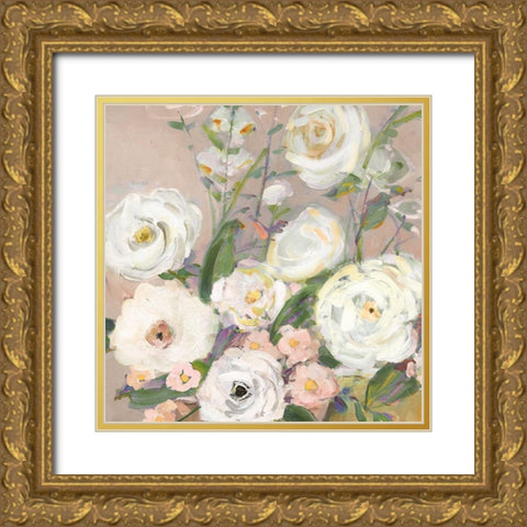 Naive Garden II Gold Ornate Wood Framed Art Print with Double Matting by Swatland, Sally