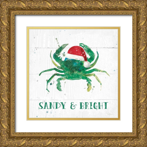 Sandy and Bright Gold Ornate Wood Framed Art Print with Double Matting by Robinson, Carol