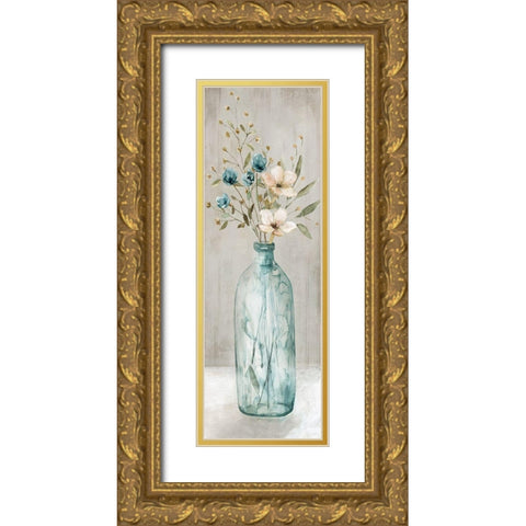 Provincial Bouquet I Gold Ornate Wood Framed Art Print with Double Matting by Robinson, Carol