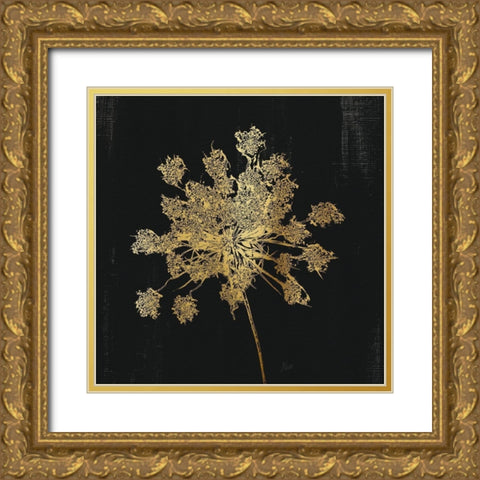 Lacy Gold II Gold Ornate Wood Framed Art Print with Double Matting by Nan