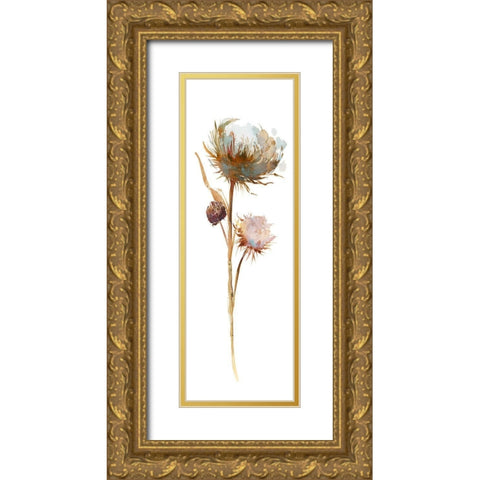 Fall Sketchbook I Gold Ornate Wood Framed Art Print with Double Matting by Troise Heidel, Theresa