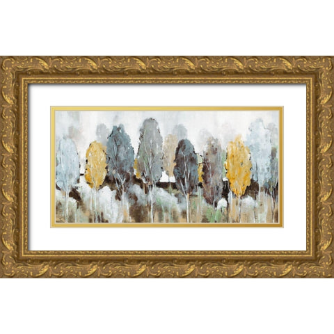 Golden Hour Gold Ornate Wood Framed Art Print with Double Matting by Robinson, Carol