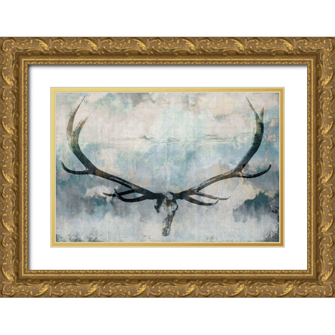 Wyoming I Gold Ornate Wood Framed Art Print with Double Matting by Butler, John