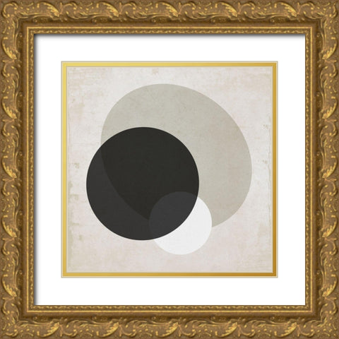 Moderniste Neutre IV Gold Ornate Wood Framed Art Print with Double Matting by Jill, Susan