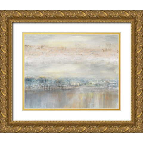 From A Distance Gold Ornate Wood Framed Art Print with Double Matting by Nan