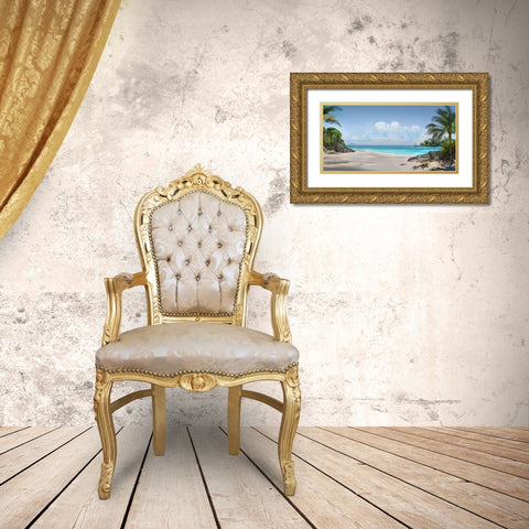 Down in Mexico Gold Ornate Wood Framed Art Print with Double Matting by Calascibetta, Mike