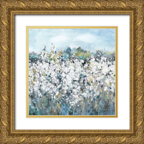 Fields in Bloom Gold Ornate Wood Framed Art Print with Double Matting by Robinson, Carol