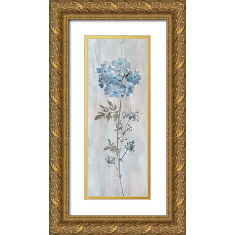 Blue Meadow Dreamin I Gold Ornate Wood Framed Art Print with Double Matting by Knutsen, Conrad