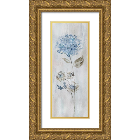 Blue Meadow Dreamin II Gold Ornate Wood Framed Art Print with Double Matting by Knutsen, Conrad