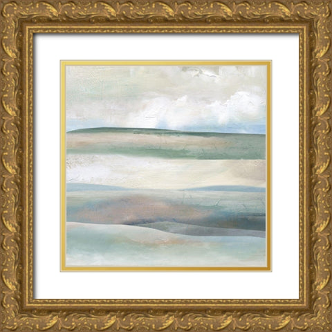 Terra Stratus Gold Ornate Wood Framed Art Print with Double Matting by Nan