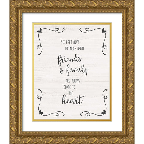 Six Feet Gold Ornate Wood Framed Art Print with Double Matting by Carpentieri, Natalie