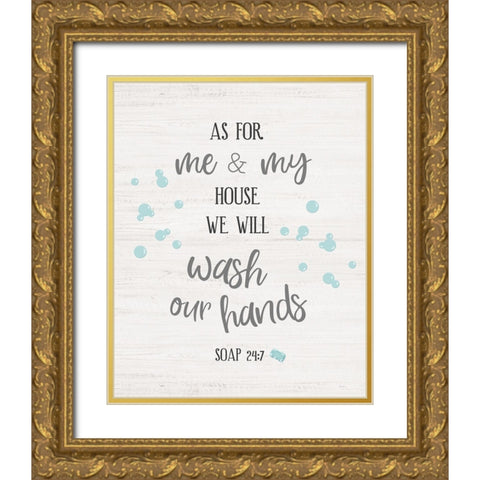 Soap 24/7 Gold Ornate Wood Framed Art Print with Double Matting by Carpentieri, Natalie