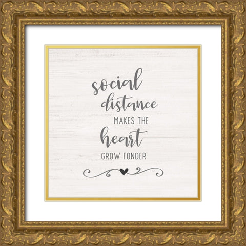 Heart Fonder Gold Ornate Wood Framed Art Print with Double Matting by Carpentieri, Natalie