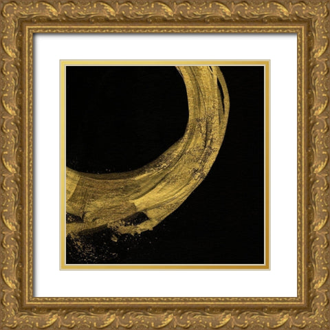Into the Gold II Gold Ornate Wood Framed Art Print with Double Matting by Jill, Susan