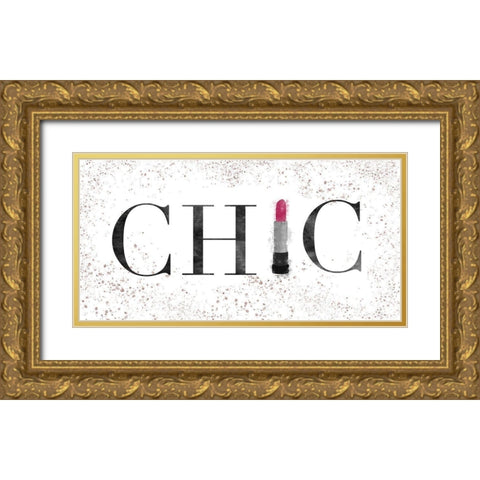 Chic Gold Ornate Wood Framed Art Print with Double Matting by Carpentieri, Natalie