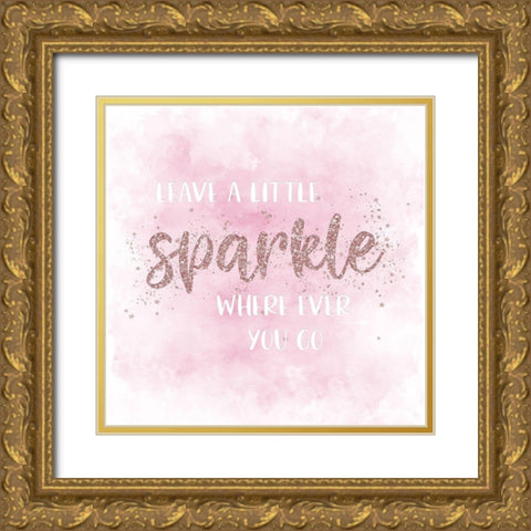 Sparkle Gold Ornate Wood Framed Art Print with Double Matting by Carpentieri, Natalie