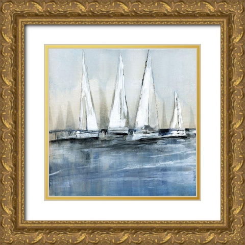 Waiting for the Sun - Detail I Gold Ornate Wood Framed Art Print with Double Matting by Jill, Susan