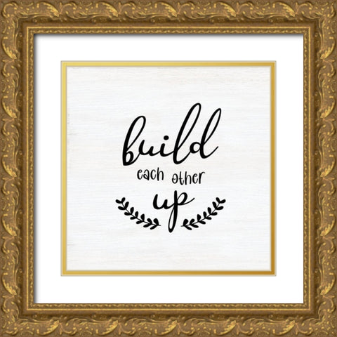 Build Up Gold Ornate Wood Framed Art Print with Double Matting by CAD Designs