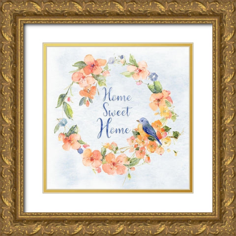 Sweet Song II Gold Ornate Wood Framed Art Print with Double Matting by Swatland, Sally