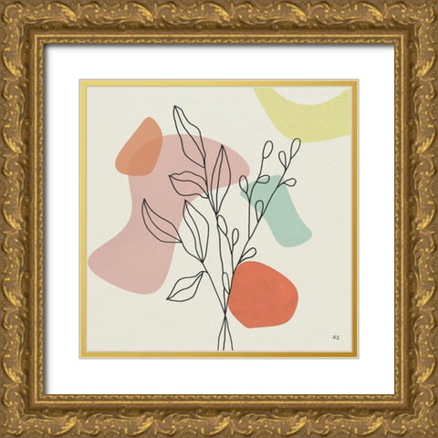 Growing Strong I Gold Ornate Wood Framed Art Print with Double Matting by Jill, Susan