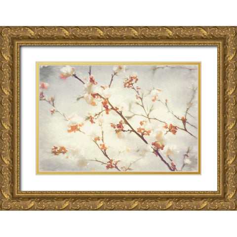 Springly Gold Ornate Wood Framed Art Print with Double Matting by Van de Goor, Lars